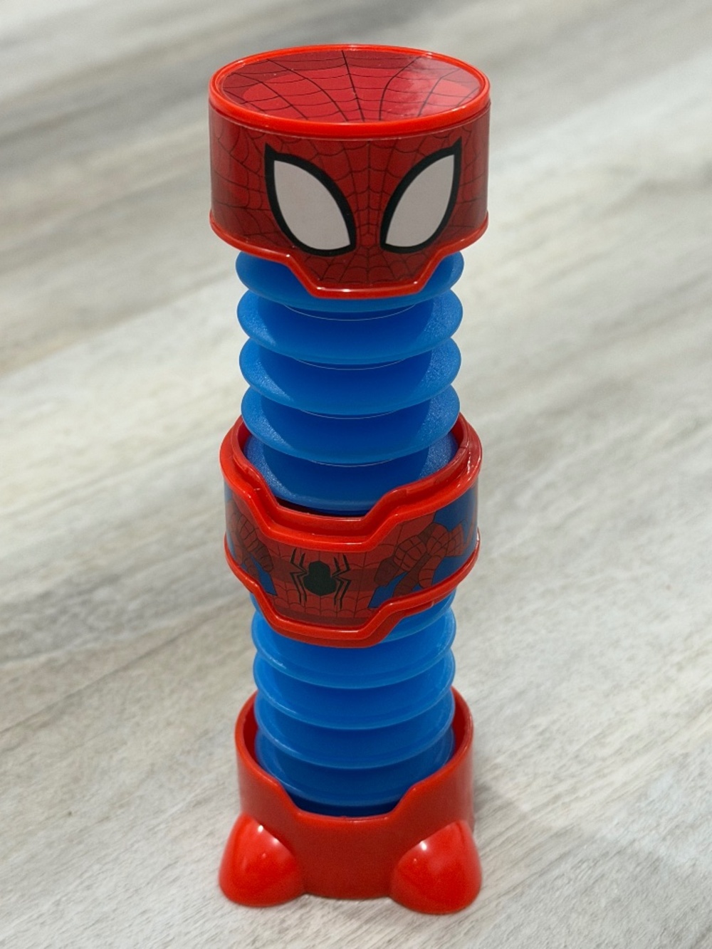 Spider Man Fidget Pop Tube Marvel Sensory Toy JAKKS Pacific